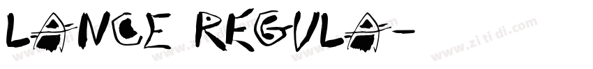 LANCE Regula字体转换